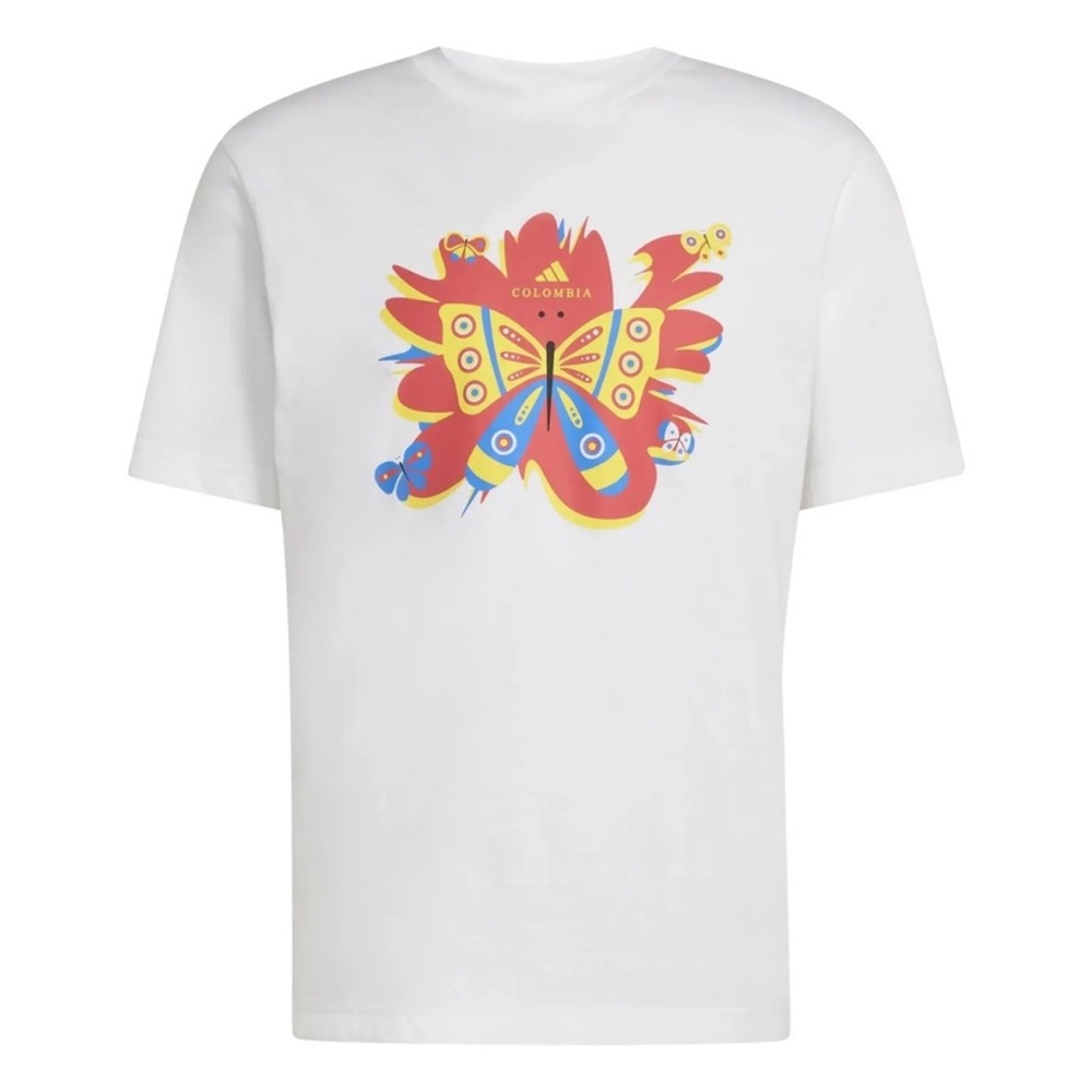 ADIDAS Colombian Soccer Butterfly T-Shirt
